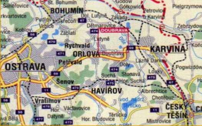 Mapa Doubravy